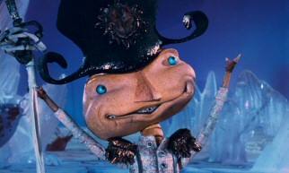 Centipede (voiced by Richard Dreyfuss) emerges intact after a close call with bony pirates including Captain Skellington himself.