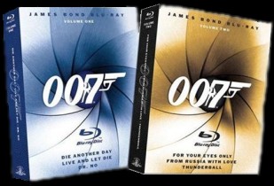 James Bond Blu-ray Collection, Volumes 1 & 2 cover art - click to buy