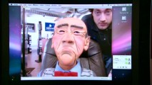 Walter learns about webcams and other technology in a Mac store visit.