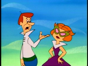 In "Future Tense", Jane's new sunglasses allow her to see into the near future. Oh racetrack, here we come!