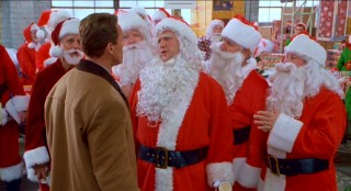 In this Extended Edition, Jim Belushi leads the Mall Santas in song. The abysmal central warehouse scenes are the ones most elongated in this barely-longer cut.