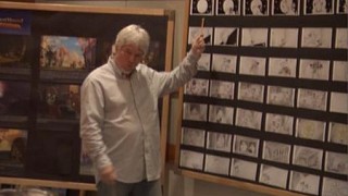 Jim Kammerud rallies the troops while directing "The Fox and the Hound 2."