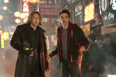 Nicolas Cage is Balthazar Blake, the master. Jay Baruchel is Dave Stutler, the apprentice. Jon Turteltaub is the director.
