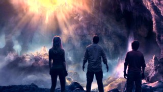 Three adventurers behold the magic on their journey to the center of the Earth.
