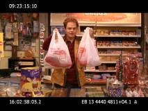 Rainn Wilson finds it difficult to step out of the office and into the convenience store in this confounding gag take.