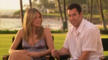 Illustrating they're "The Perfect Couple" even out of character, Jennifer Aniston and Adam Sandler give a goofy joint interview.