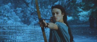 In her second film for producer Jerry Bruckheimer, Keira Knightley plays Guinevere, a bow-and-arrow wielding warrior.