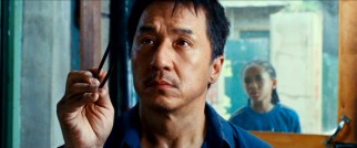 Paying tribute to Mr. Miyagi's fly-catching chopstick work, Jackie Chan is thusly introduced as Mr. Han.