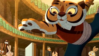 Young Tigress learns the value of discipline while playing dominoes in an orphanage in "The Secrets of the Furious Five."