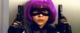 Foul-mouthed, purple-haired, 11-year-old killing machine Hit Girl (Chlo Grace Moretz) takes center stage in the film's deadly climax.