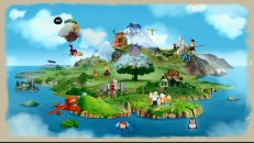 The home map for "Enter the Lands" anticipates exploring other Ghibli universes in future DVD re-releases. Spot the soot sprite cursor.