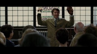 Charlie (Joel Edgerton) ponders whether he would prefer wine with his dinner or a shoe.