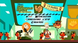 Kim Possible Movie's still but thematic (thanks to music) Main Menu.