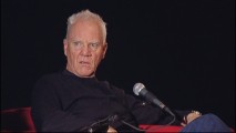 Malcolm McDowell is the subject of Jan Harlan's second feature-length documentary, "O Lucky Malcolm!" Here, McDowell entertains an unidentified audience.