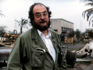 An older Kubrick is seen at work on his penultimate production, where East London stands in for war-torn Vietnam.