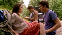 Kyle XY is just the kind of guy to help a pregnant woman (Jessica Harmon) deliver her baby roadside.