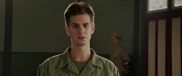 In the role that landed him his first Oscar nomination, Andrew Garfield plays Desmond Doss, a pacifist and conscientious objector who nonetheless served in the U.S. Army during World War II.