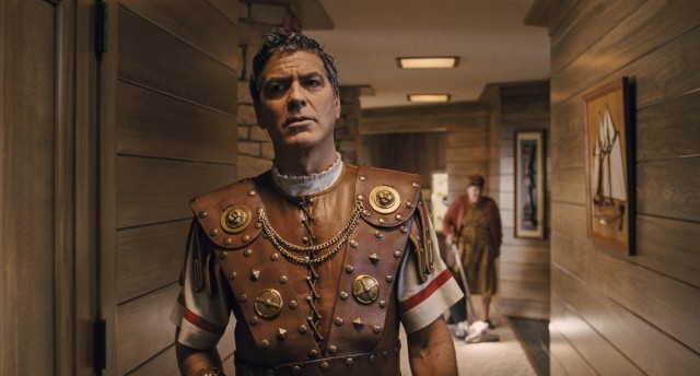 George Clooney plays Baird Whitlock, a Hollywood movie star kidnapped and ransomed by Communist screenwriters in the Coen Brothers comedy "Hail, Caesar!"