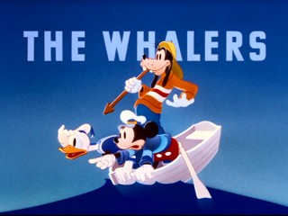 Anti-whaling activists might be offended by three of America's favorite cartoon characters, if Mickey, Donald, and Goofy had any chance of catching a whale.
