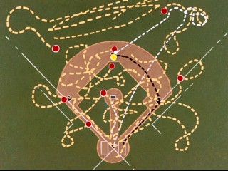 In typical Goofy fashion, "How to Play Baseball" illustrates gameplay in a clear and orderly fashion.