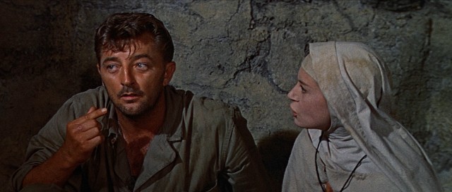 Heaven knows why island castaways Mr. Allison (Robert Mitchum) and Sister Angela (Deborah Kerr) can't be more than just friends.