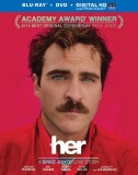 Her: Blu-ray + DVD + Digital HD UltraViolet combo pack cover art - click to buy from Amazon.com