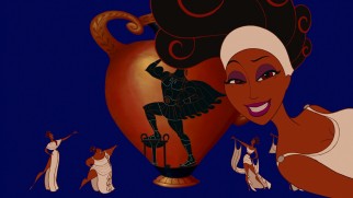 Functioning as a Greek chorus, the Muses give their songs a Gospel flavor.