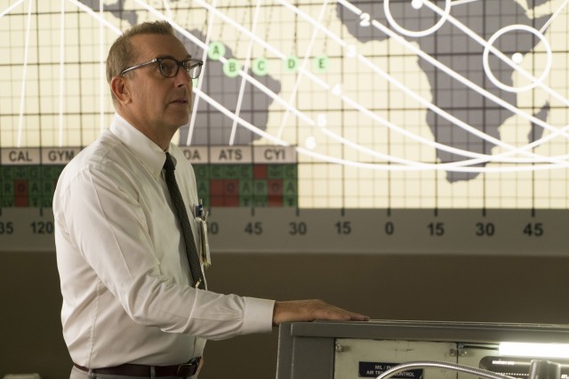Kevin Costner accepts a supporting role as NASA Space Task Group director Al Harrison.