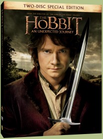 The Hobbit: An Unexpected Journey Blu-ray + DVD + UltraViolet combo pack cover art