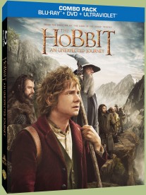 The Hobbit: An Unexpected Journey Blu-ray + DVD + UltraViolet combo pack cover art
