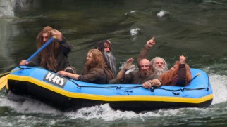 Made-up dwarves go rafting in one ten video blogs.