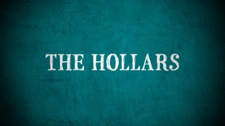 The Hollars' theatrical trailer opts for a turquoise color scheme that the poster and cover art didn't reprise.