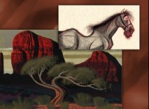 Very different looking character and scenery designs feature in the Art Review.