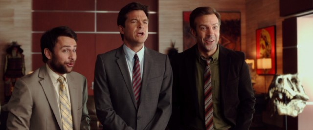 Dale (Charlie Day), Nick (Jason Bateman), and Kurt (Jason Sudeikis) are excited to become their own bosses in "Horrible Bosses 2."