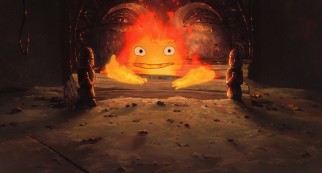 Castle-powering fire demon Calcifer sounds like Mike Wazowski for good reason; he too is voiced by Billy Crystal.