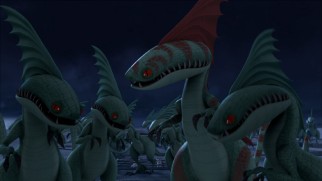 Speedstingers pose a paralyzing threat in the "Defenders of Berk" episode "Frozen."