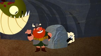 Gobber's unlucky ancestor Bork learns about different kinds of dragons in "Book of Dragons."