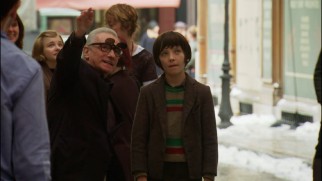 Martin Scorsese is a regular Dwayne Wayne, directing Asa Butterfield with flip-up 3D glasses in "Shoot the Moon."