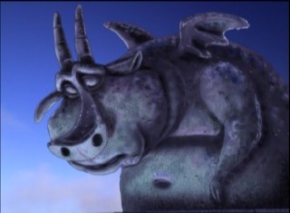 The poetic side of Hugo is unleashed in "It's Not Easy Being a Gargoyle."