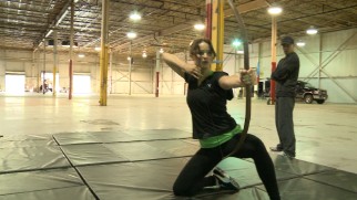 "The Whole World is Watching" documents the making of "The Hunger Games" from Jennifer Lawrence's archery training...