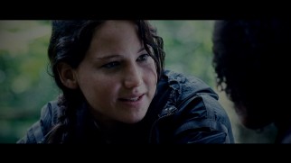 An extended talk between Katniss (Jennifer Lawrence) and Rue features among the original film's many never-before-seen deleted scenes.