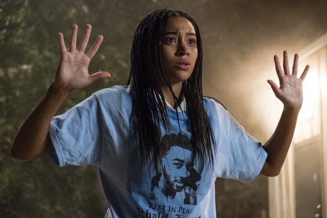 Starr Carter (Amandla Stenberg) feels a pull towards activism in the wake of her friend's death in "The Hate U Give."
