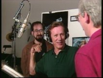 James Woods and filmmakers in "The Making of Hercules"
