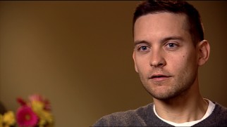 Gaunt for "Brothers", Tobey Maguire is one of six cast members who look back in "Weathering the Storm."