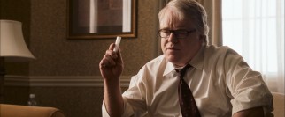 Loyal campaign manager Paul Zara (Philip Seymour Hoffman) teaches his favorite deputy a lesson or two.