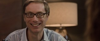 As Danny the Best Man, Stephen Merchant has no shortage of inappropriate comments in each of his three scenes.