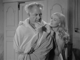 Assuming a human form, Daniel (Cecil Kellaway) tries to help Jennifer (Veronica Lake) out of her romantic pickle.