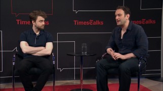 Two Daniels -- actor Radcliffe and writer-director Ragussis -- speak at length in a one-hour TimesTalk interview panel.