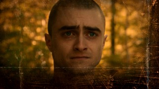 Daniel Radcliffe makes a troubled look on the Imperium Blu-ray menu.