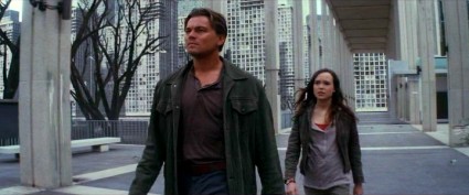 Cobb (Leonardo DiCaprio) and Ariadne (Ellen Page) venture inside the worlds of dreams in Christopher Nolan's "Inception."